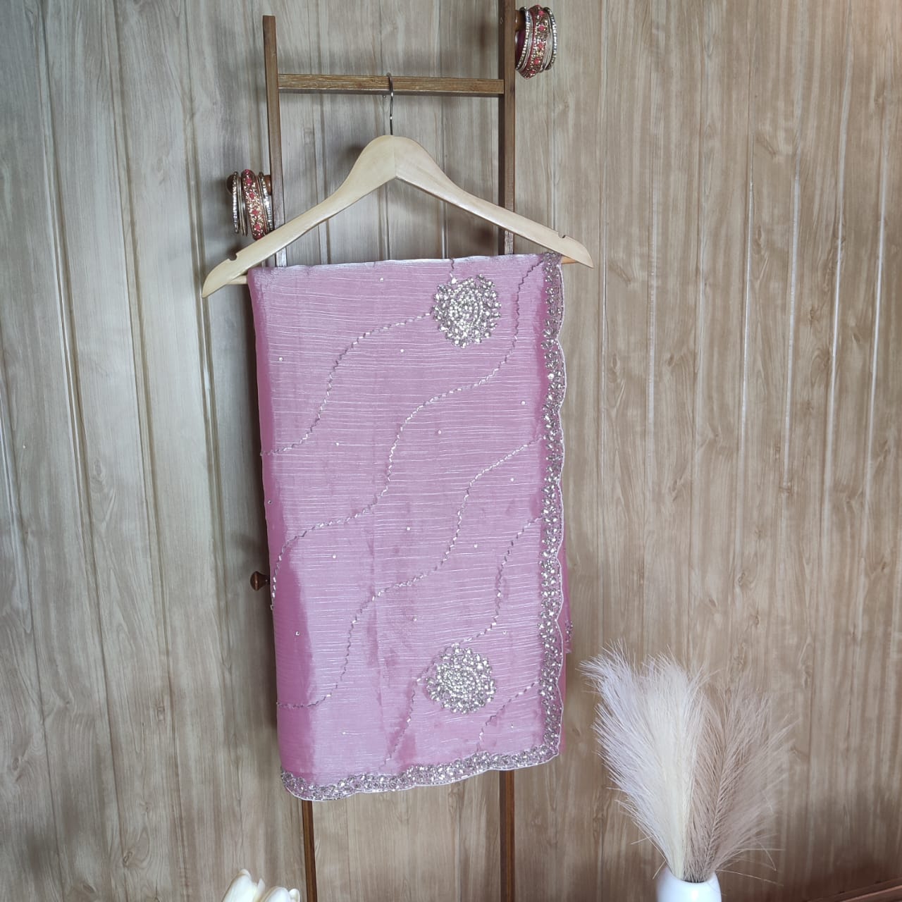 Jimmy Choo Pink Saree