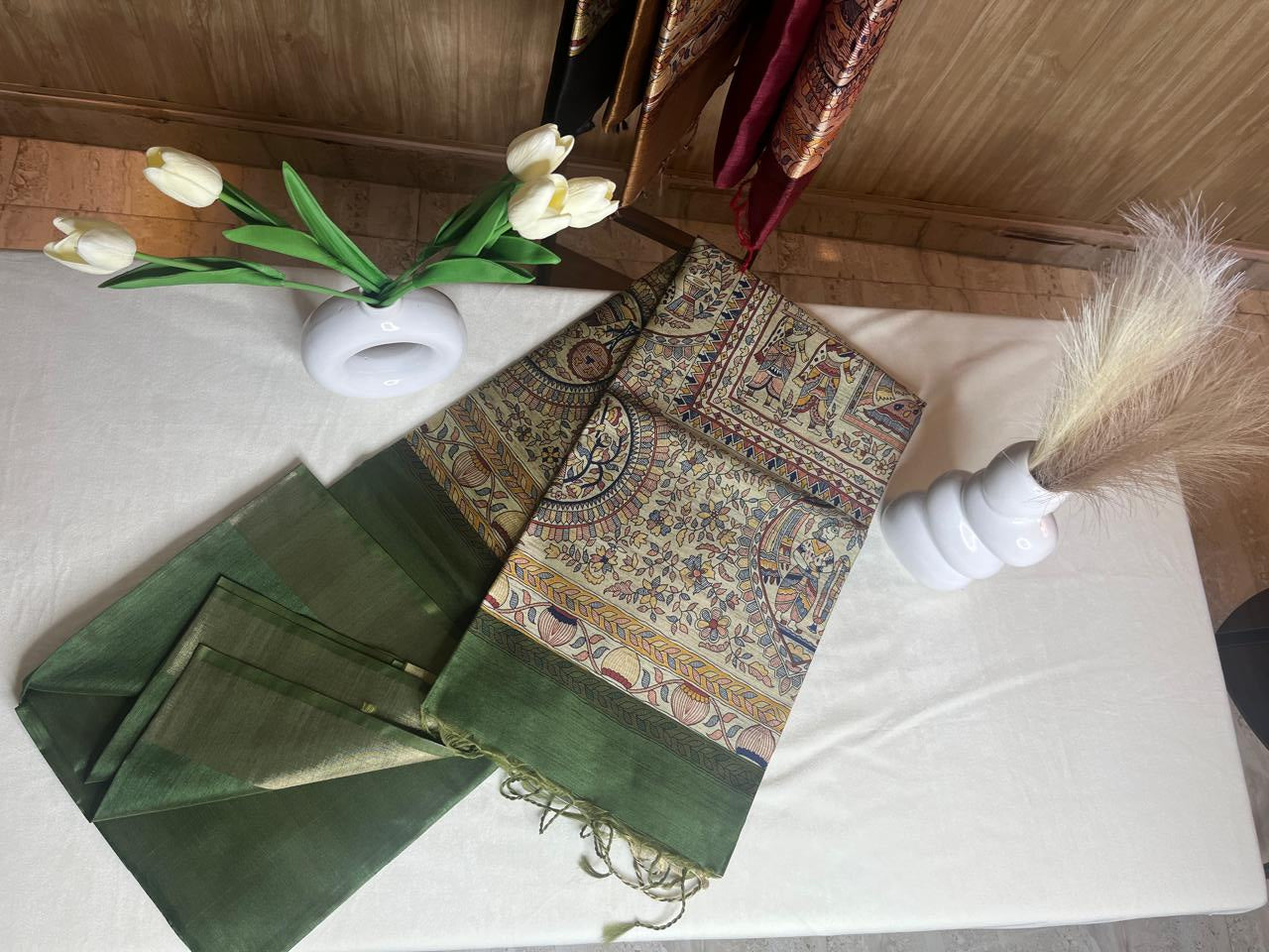 Green Silk Saree