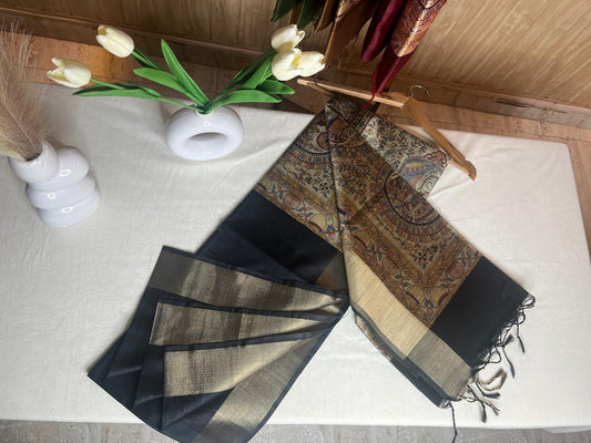Black Silk Saree