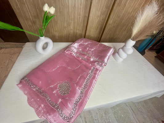 Jimmy Choo Pink Saree